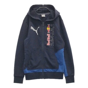 PUMA プーマ ×Redbull Racing スウェットジップパーカー ジャケット ネイビー系 US XS [240101047031] メンズ