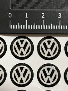 VW フォルクスワーゲン　ミニステッカー エポキシ樹脂コーティング　4枚セット