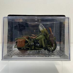 デアゴスティーニ 1/24 ハーレーダビッドソン プレミアムコレクション Harley-Davidson MODEL WLA 1942 US ミリタリー バイク ミニカー