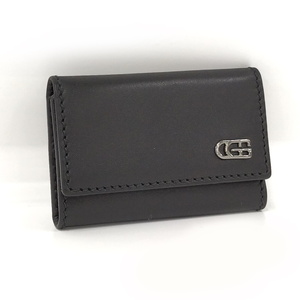 【中古】GUCCI 6連キーケース レザー ブラック 106659