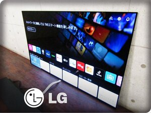 ■展示品■LG■OLEDカラーテレビ■65V■4Kチューナー内蔵有機ELテレビ■YouTube対応/AI映像プロ■2019年製■OLED65WXPJA■69万■khhx1279k