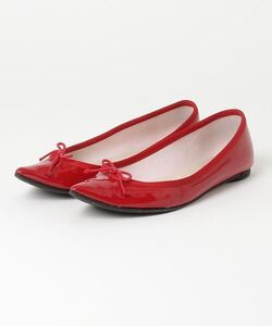 「Repetto」 フラットパンプス 38.5 レッド レディース