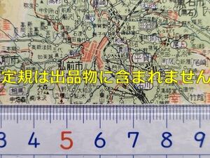 mB02【地図】青森県 昭和31年 裏に弘前/青森市街図 [浦町駅 浪打駅-高森鉱山鉄道少し 青森県公用臨港線 森紅園 競輪場-合浦 競馬場-浜館村