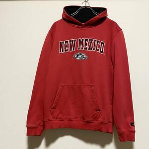 アメリカ古着　プルオーバーパーカー　New Mexico　子供服　キッズサイズ　XL　レッド　【B165】