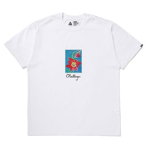 ☆新品未使用☆定価8,580円 　CHALLENGER　FLOWER TEE　チャレンジャー White メンズ　ホワイト　レディース　ストリート　長瀬智也