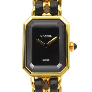 シャネル プルミエールM ブランドオフ CHANEL GP（ゴールドメッキ） 腕時計 GP/革 中古 レディース