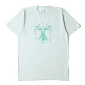 美品 NONNATIVE ノンネイティブ Tシャツ サイズ:M Hombre Nino グラフィックプリント クルーネック Tシャツ ターコイズ系 トップス コラボ