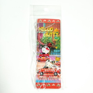 ☆超レア☆ ハローキティ 香港限定 2008年 パンダ タクシー 的士 根付け Hello Kitty Hong Kong Panda TAXI サンリオ Sanrio ストラップ