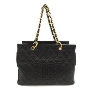 シャネル マトラッセ チェーントート ブランドオフ CHANEL キャビアスキン(グレインドカーフ) トートバッグ キャビア 中古 レディース