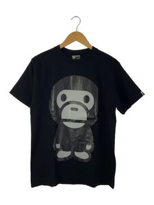 A BATHING APE◆Tシャツ/M/コットン/BLK