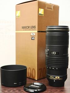 【整備済製品】AF-S NIKKOR 70-200mm f/4G ED VR 新品同様品　ニコンダイレクト3年保証付き