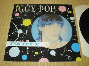 美盤 IGGY POP イギー・ポップ PARTY パーティ 西独 LP 再プレス? ストゥージズ STOOGES 