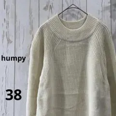 humpy   良品　ニットセーター　アイボリー　ラメ入り　レディース　M