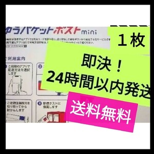 送料に注目！最安【24時間以内発送！】即決！【３時間以内の決済完了必須】 ゆうパケットポストmini 専用封筒 １枚 ミニ 封筒 