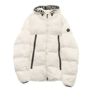 MONCLER モンクレール 20AW MONTCLA GIUBBOTTO モンクラー ロゴ刺繍ジップダウンジャケット ホワイト E20914194385 C0300