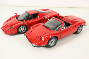 ★HOT WHEELS FERRARI 2点 ENZO Mattel Inc DINO 246 GTS 1/18 ホットウィール フェラーリ_FJL_C0108-J018