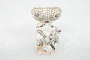 MEISSEN マイセン 置き物 フィギュリン 詳細不明 花 陶器