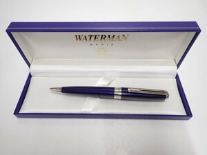 Waterman Exception Slim ウォーターマン エクセプション・スリム ブルー シルバートリム ボールペン ケース付 (3) ∬ 6E68A-6