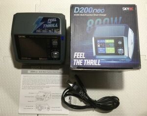 SKY RC D200 neo チャージャー 2系統 充電器 放電器 ハイテック X2 AC PLUS 800 同等 DC 電源（タミヤ ヨコモ 京商LiFe LiPo リフェ）