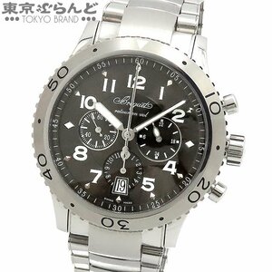 101681964 ブレゲ Breguet トランスアトランティック タイプXXI G3810ST92SZ9 グレー クロノグラフ 箱・保証書付き 腕時計 メンズ 自動巻