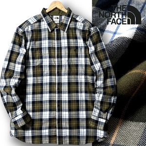 新品 THE NORTH FACE ノースフェイス M ARROYO LW FLANNEL SHIRT チェック柄 長袖 フランネルシャツ XXL 3L 春秋冬 カジュアル ◆B3620