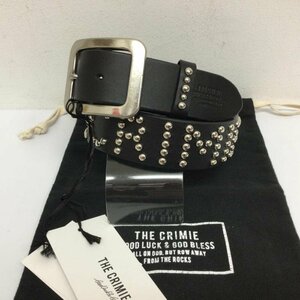 クライミー CRI-02C5-WB04 CR LOGO LETTRER STUDDED BELT ロゴスタッズ カウレザーベルト タグ・袋付 ベルト・バックル - ロゴ、文字