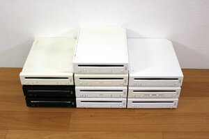 △現状品△ まとめ 任天堂 Nintendo Wii RVL-001 本体のみ 10点セット　電源○ 動作未確認 初期化済 傷み (2754925)