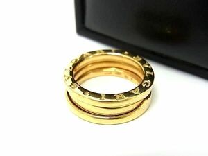 ■美品■ BVLGARI ブルガリ ビーゼロワン K18 750 18金 総重量約8.47g リング 指輪 アクセサリー 約10号 ゴールド系 AZ6567