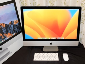 Apple iMac Retina 5K 27 2017 CTO Core i7 64GB SSD 512GB Pro 580 8GB 2019年モデル並みに動作する中古美品一式