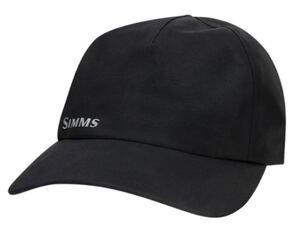 シムス ゴアテックス レイン キャップ 帽子 Simms GORE-TEX rain cap 新品 防水 フィッシングキャップ ブラック ハット S/M