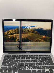 [1円～]　Apple MacBook Air Intel Core i3 1.1GHz 8GB SSD 256GB 13インチ AC無し シルバー