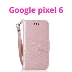 Google pixel 6ケース 6.4inch 手帳型 花柄 かわいい