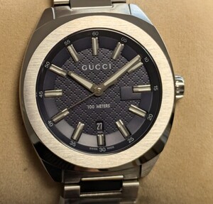 新品未使用　GUCCI　メンズ　腕時計　GG2570　YA142314　青　ブルー　40ミリ　男性用　ウォッチ