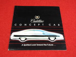 ★　CADILLAC　CONCEPT CAR　1987　昭和62　パンフレット　★