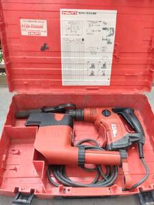 中古品☆HILTI　100Vハンマードリル　TE6-S＆TE6-DRS集じんシステム付はつりハツリ　削岩機　電動工具　動作品