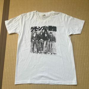 Ramones バンドTシャツ ラモーンズの激情 Tシャツ RAMONES 半袖Tシャツ ramones バンドロゴTシャツ