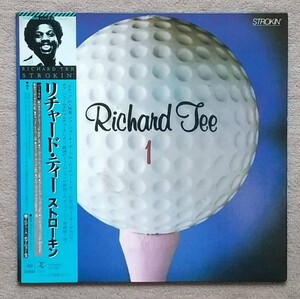 帯付 レコード リチャード・ティー/Richard Tee　LP　「ストローキン/Strokin