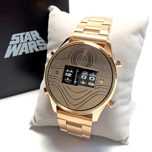 【ffw60】限定 FUTURE FUNK×STAR WARS コラボ腕時計 フューチャーファンク×スターウォーズ C-3PO FFSW-102-YG-MT クォーツ ゴールド