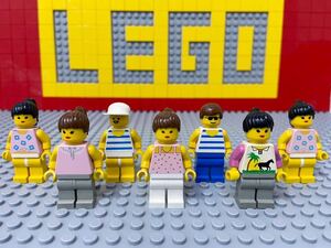 ☆パラディサ☆ レゴ　ミニフィグ　女の子　水着姿　当時物　レトロ　LEGO 人形 海 牧場 ビーチ　C32514