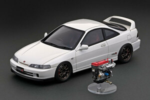 イグニッションモデル IG3055 1/18 ホンダ インテグラ DC2 TYPE R パールホワイト With Engine