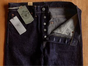 RRL VINTAGE 5 POCKET リジッドセルビッチジーンズ 32/30 今はなきリジッドモデル ラルフローレンビンテージデニムパンツ