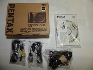 【★PENTAX ペンタックス optio RZ10 ▲取説・ケーブル・元箱・充電器・CD-ROM等付属品のみ★】