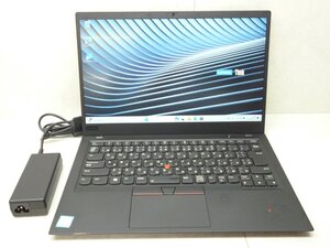 ☆1円☆第8世代☆Lenovo☆Thinkpad.X1CARBON.20KH-004UJP☆Core i5 1.60GHz/8GB/SSD256GB/高解像度/無線/カメラ/Office/Win11 DtoD領域☆