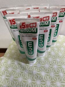 送料無料　新品未使用　サンスター　薬用ＧＵＭ　デンタルペースト　歯磨き粉　15g増量1本135g×10本　◆医薬部外品◆