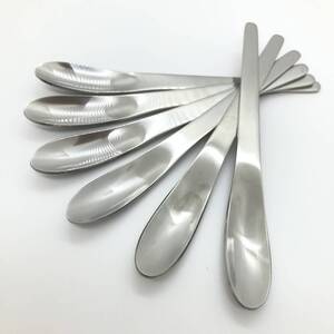 Georg Jensen ジョージジェンセン ステンレス スプーン 6本 カトラリー シルバーカラー