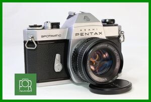 【同梱歓迎】実用■PENTAX SPOTMATIC SPII ボディ+SCM TAKUMAR 55mm F1.8■シャッター全速・露出計完動■D4