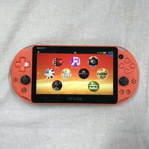 gb7643 送料無料！動作品 SONY PlayStation VITA PCH-2000 オレンジ 本体のみ