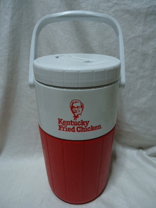 ＵＳ　KFC　ケンタッキーフライドチキン　コールマン　1988年製　26.3センチ　ヴィンテージ　ウォーターボトル　水筒　大