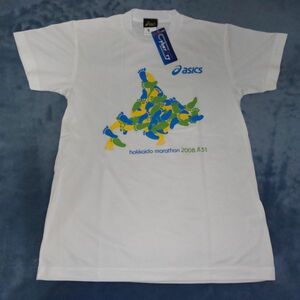 マラソン・Tシャツ（2008北海道マラソン・デザイン）半袖・Sサイズ