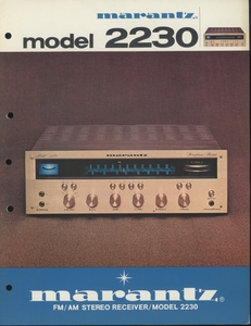 Marantz Model2230の英語カタログ マランツ 管7548